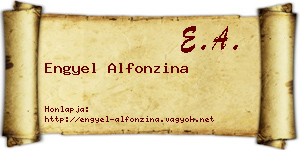 Engyel Alfonzina névjegykártya